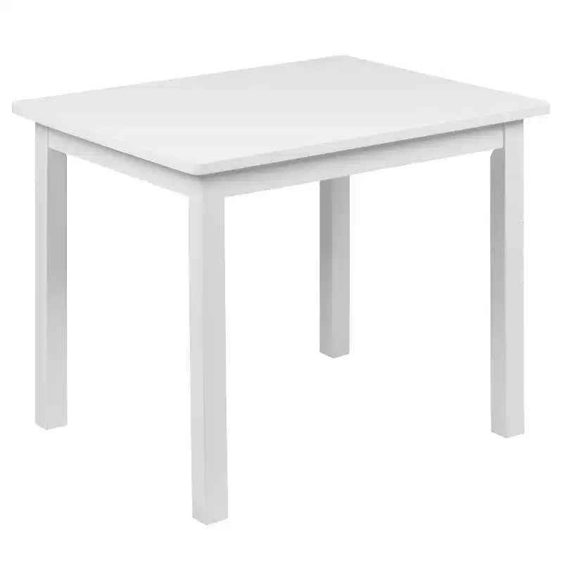 Flash Furniture Ensemble table et chaises pour enfants en bois massif pour salle de jeux, chambre, cuisine - Ensemble de 3 pièces