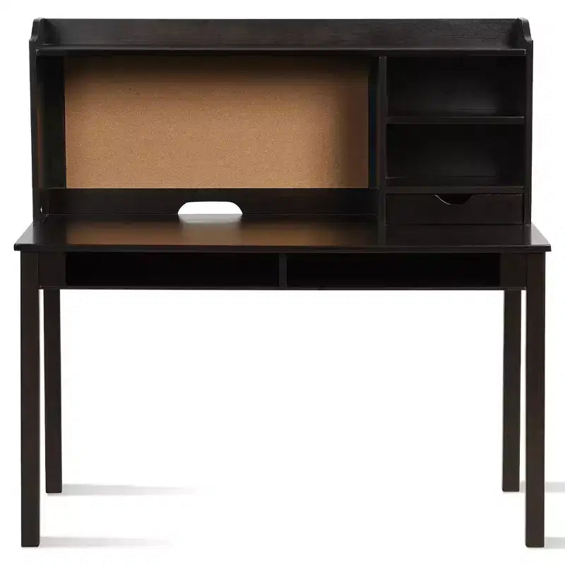 Bureau et chaise Costway pour enfants, table d'étude et d'écriture avec étagère et bibliothèques