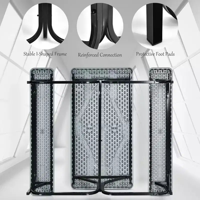 Ensemble Table et Banc de Pique-nique Costway pour Extérieur, Jardin, Patio, Fête, Repas, Tout Temps, Noir/Blanc/Gris/Marron/Vert