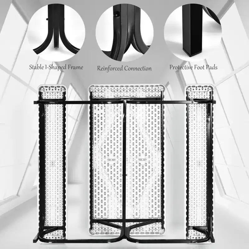 Ensemble Table et Banc de Pique-nique Costway pour Extérieur, Jardin, Patio, Fête, Repas, Tout Temps, Noir/Blanc/Gris/Marron/Vert