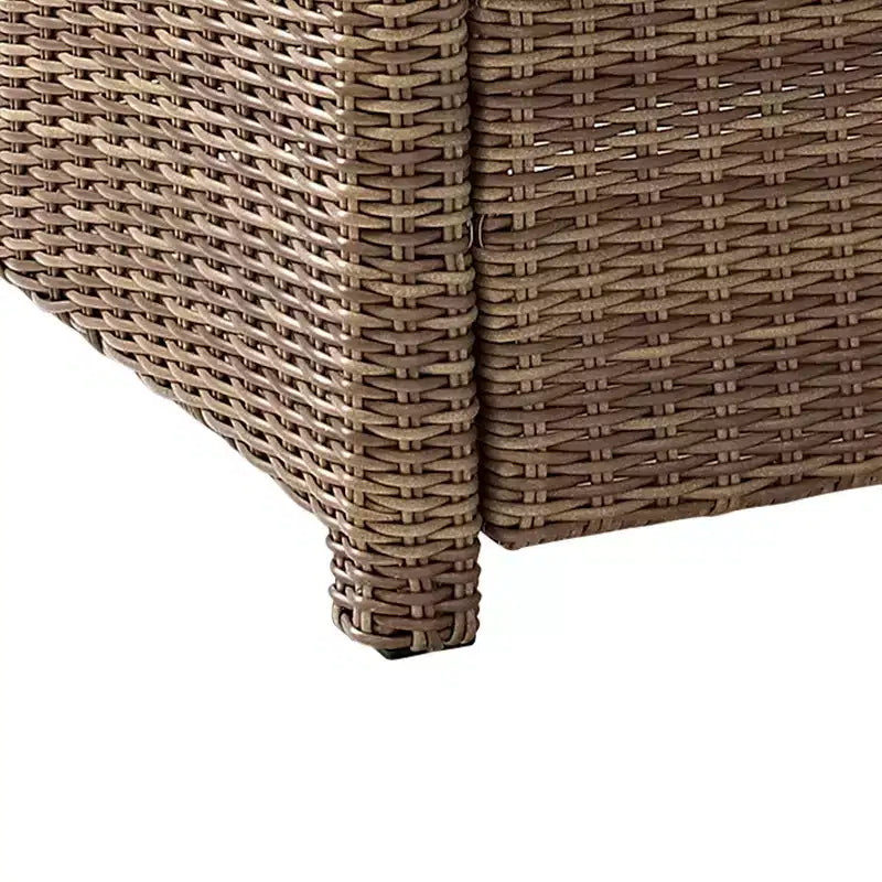Ensemble de mobilier de patio d'extérieur Crosley Bradenton 5 pièces en acier avec foyer