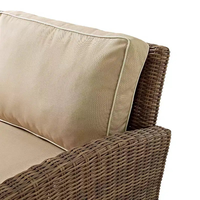 Ensemble de mobilier de patio d'extérieur Crosley Bradenton 5 pièces en acier avec foyer