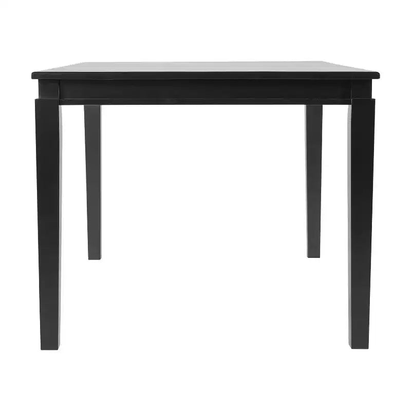 Table à manger en bois avec pieds coniques