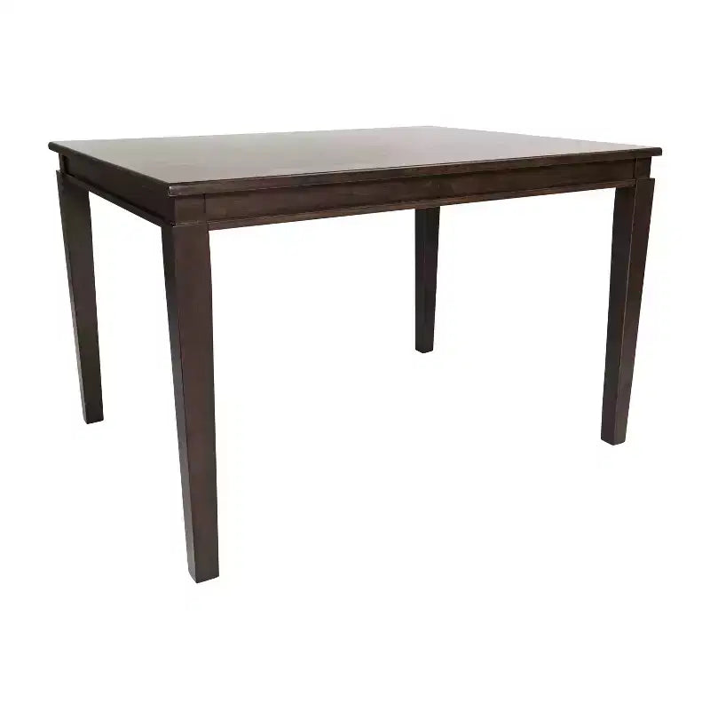 Wooden Dining Table with Tapered Legs