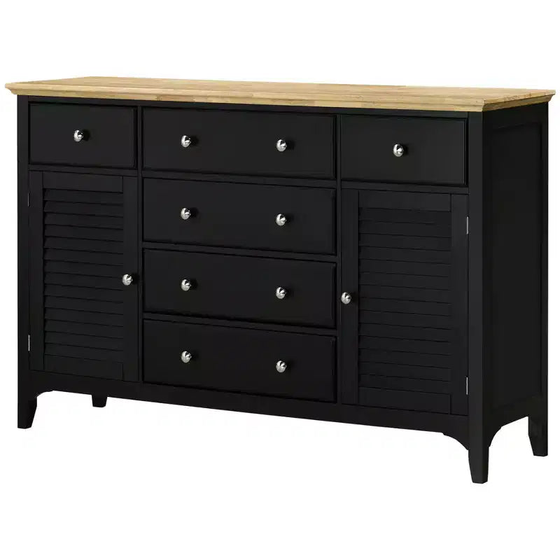 Buffet moderne avec tiroirs, meuble de rangement avec placards, étagères réglables pour salon, cuisine