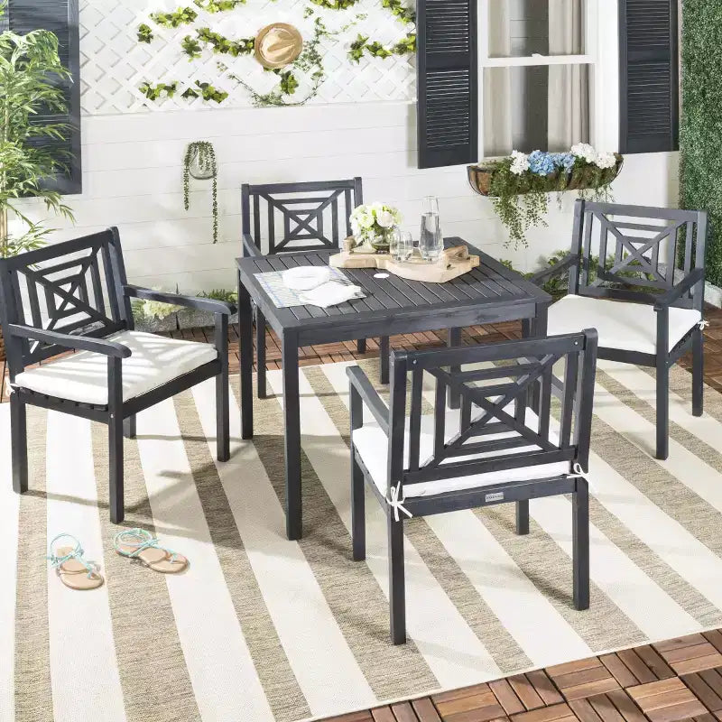 Ensemble repas Del Mar - Intérieur/Extérieur - PAT6722 - Safavieh