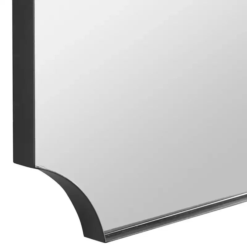 Miroir mural noir satiné 22 1/4 x 40 1/4