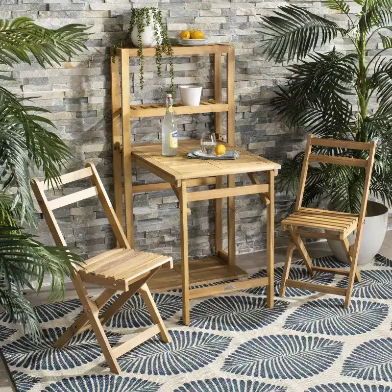 Armoire de salle à manger avec balcon Griffen - Intérieur/Extérieur - PAT6756 - Safavieh