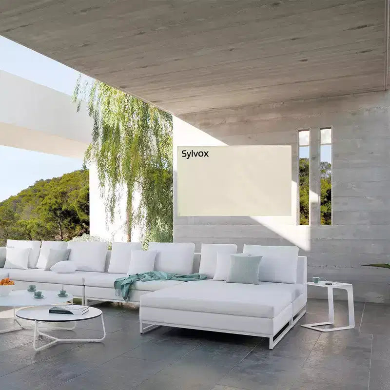 Housse de télévision d'extérieur 75 pouces pour écran plat, protection étanche à la poussière pour télévision avec poche pour télécommande, convient aux téléviseurs intelligents LED, LCD, QLED, gris