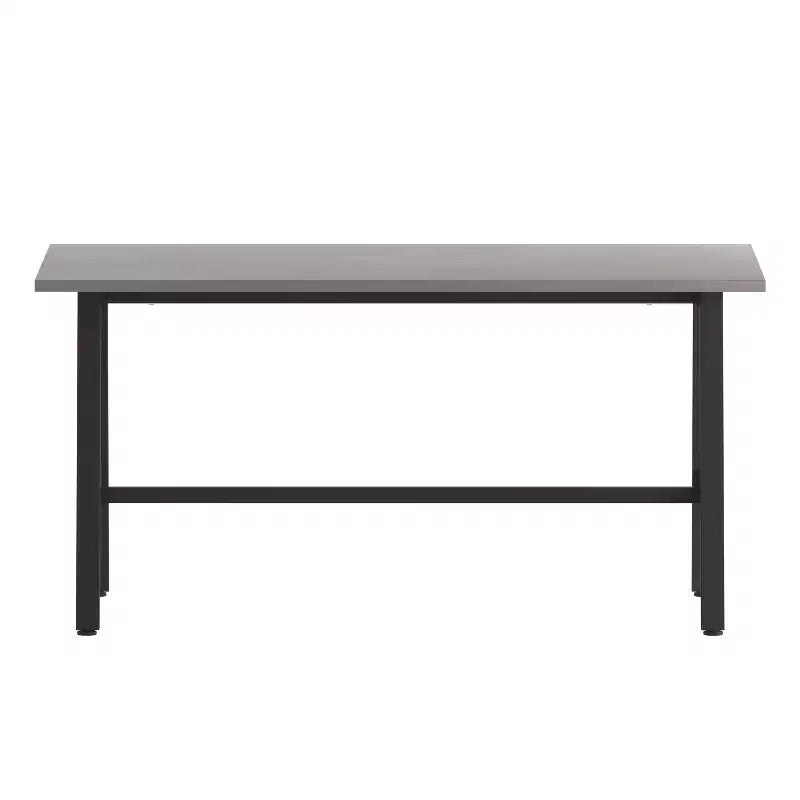 Table de conférence commerciale de 60x30 avec plateau en stratifié double face de 1 po d'épaisseur avec bordure en PVC et piètement en acier robuste en forme de A