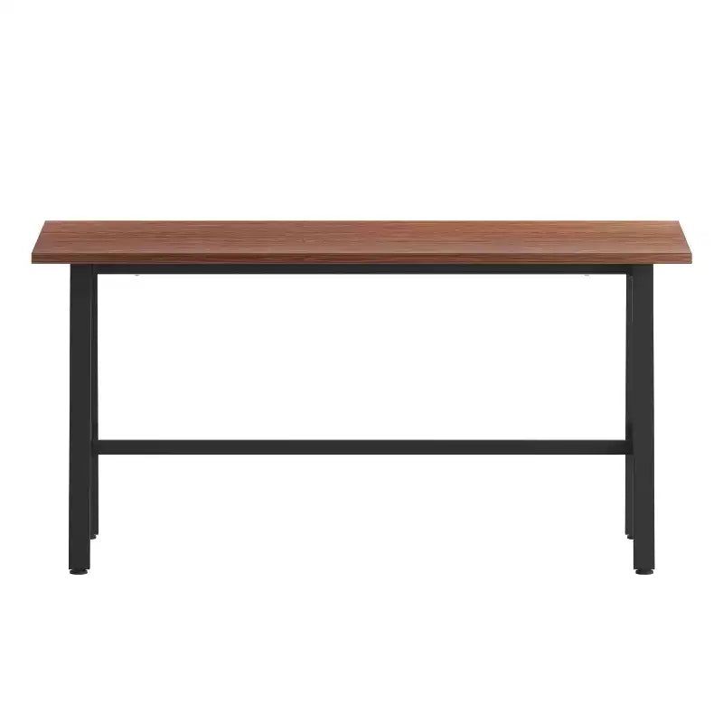 Table de conférence commerciale de 60x30 avec plateau en stratifié double face de 1 po d'épaisseur avec bordure en PVC et piètement en acier robuste en forme de A