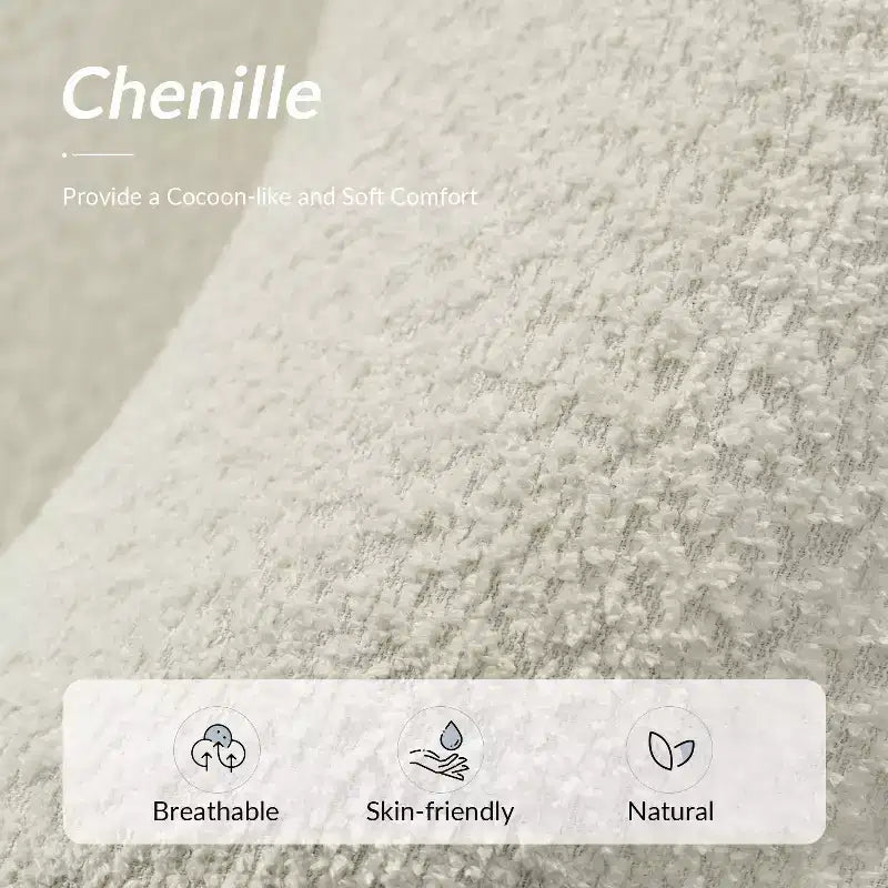 Modern Boucle Armchair with metal leg