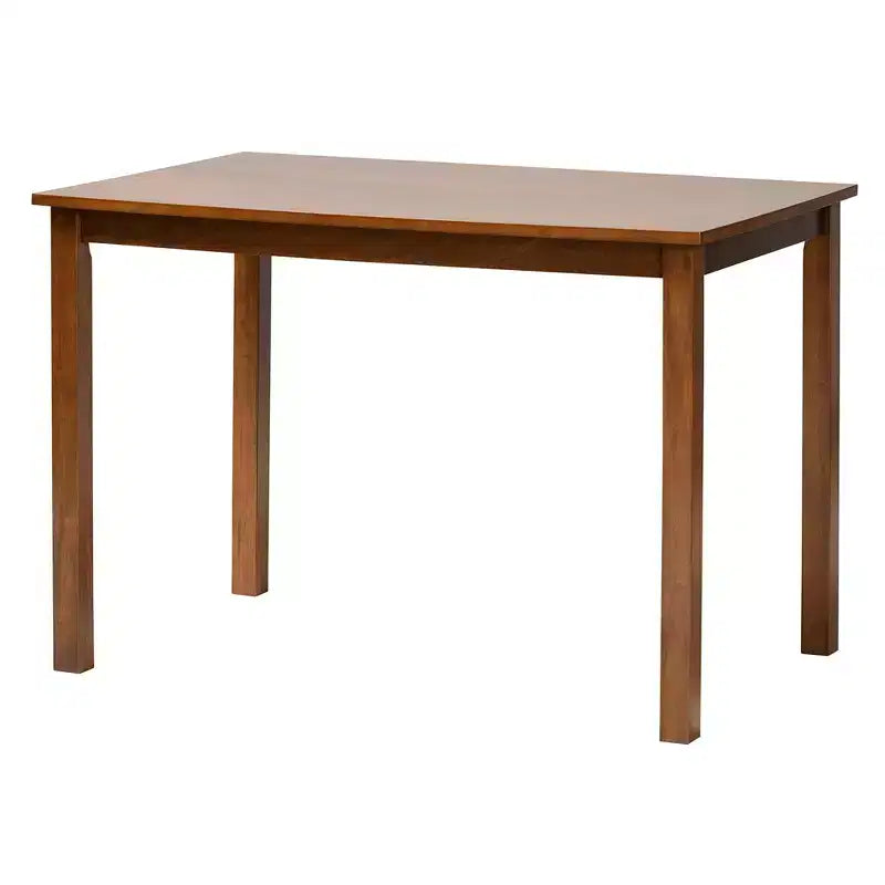 Salle à manger moderne en bois et tissu