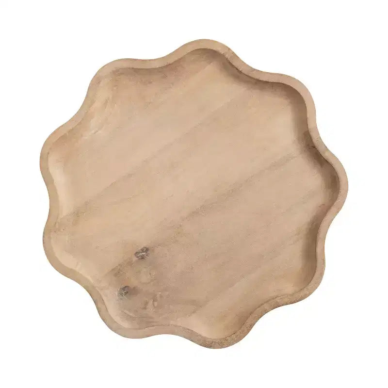 Table d'appoint en bois festonné
