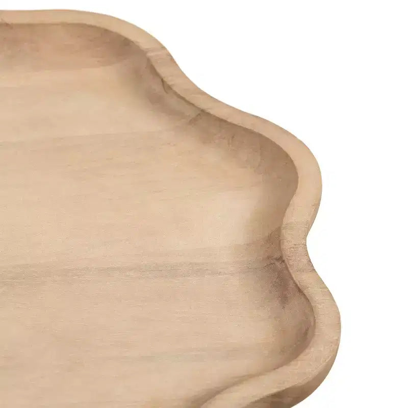 Table d'appoint en bois festonné