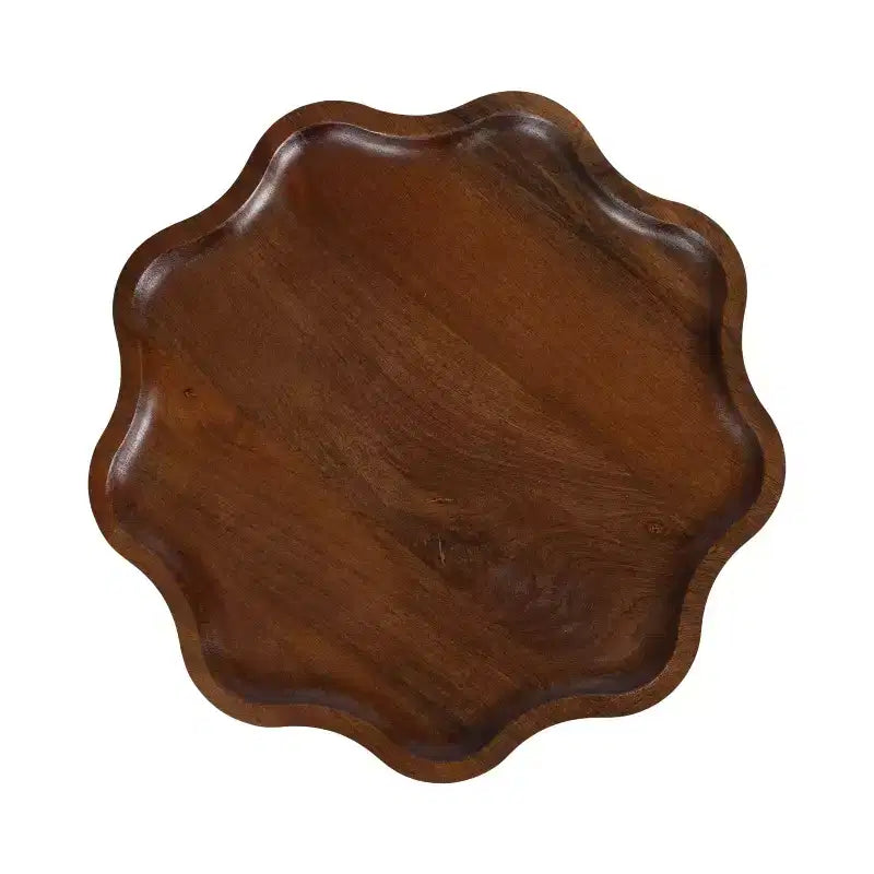 Table d'appoint en bois festonné