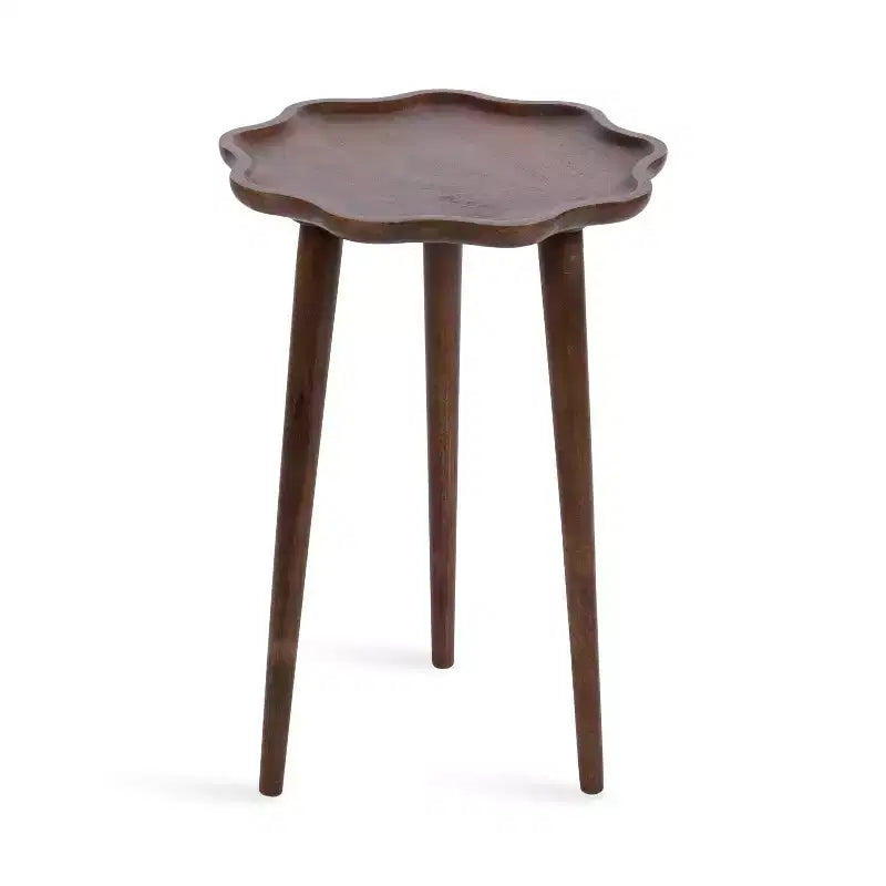Table d'appoint en bois festonné