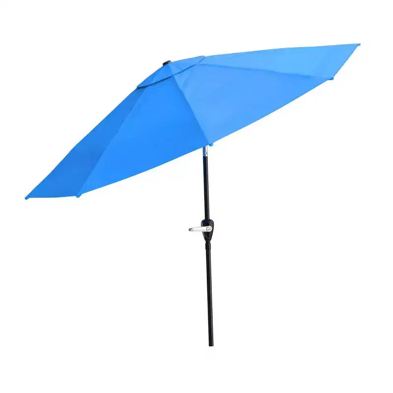 Ensemble de salle à manger d'extérieur 6 pièces Alaterre Furniture, table Weston avec parasol inclinable automatique de 3 m