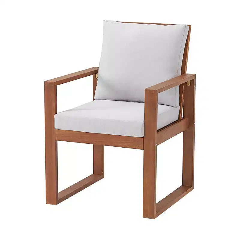 Ensemble de salle à manger d'extérieur 6 pièces Alaterre Furniture, table Weston avec parasol inclinable automatique de 3 m