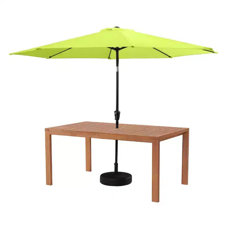 Alaterre Furniture Ensemble de salle à manger d'extérieur 8 pièces, table Weston avec parasol inclinable automatique de 3 m