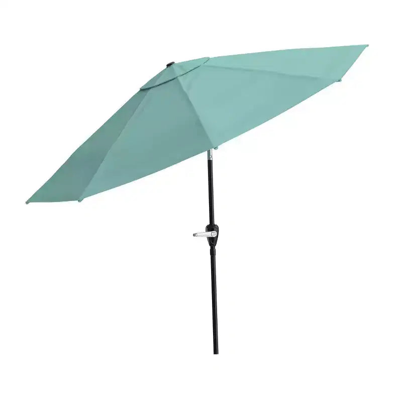 Alaterre Furniture Ensemble de salle à manger d'extérieur 8 pièces, table Weston avec parasol inclinable automatique de 3 m