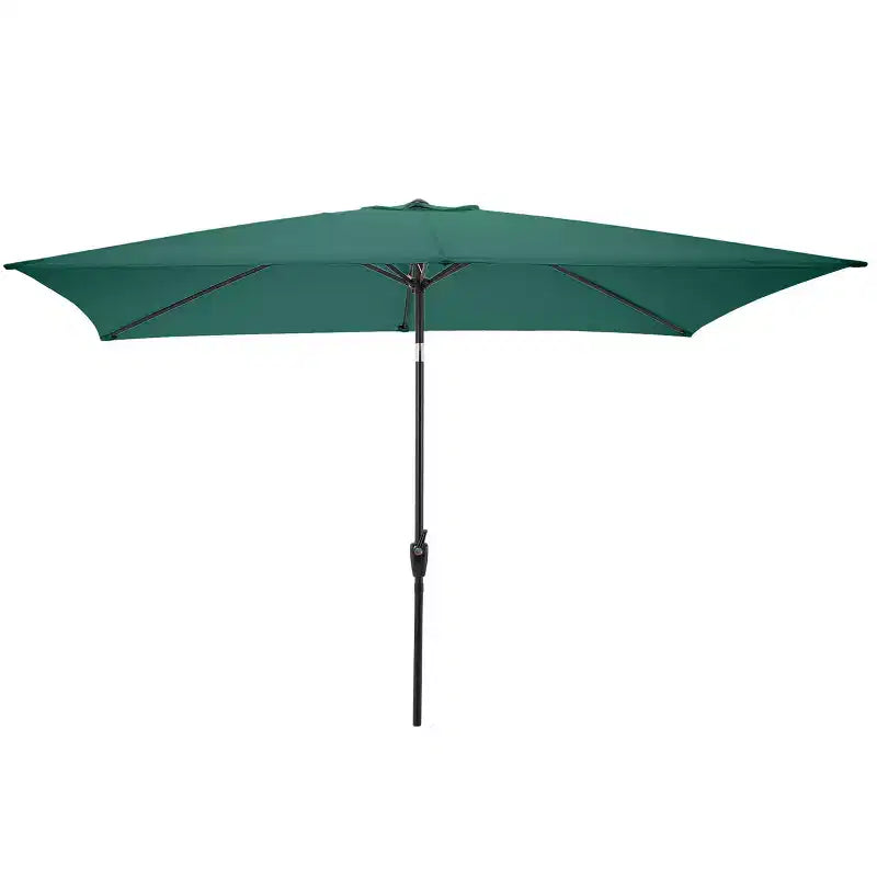 Ensemble de salle à manger d'extérieur 8 pièces Alaterre Furniture, table Weston avec parasol rectangulaire de 3 m