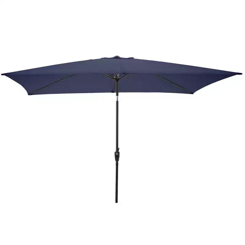 Ensemble de salle à manger d'extérieur 8 pièces Alaterre Furniture, table Weston avec parasol rectangulaire de 3 m