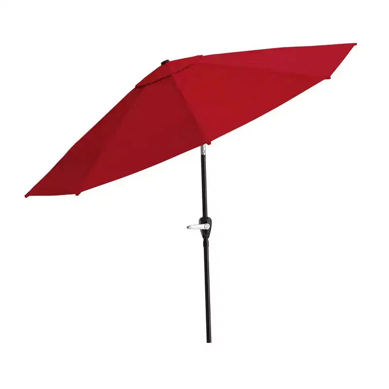 Ensemble de salle à manger d'extérieur 6 pièces Alaterre Furniture, table Okemo avec parasol inclinable automatique de 3 m