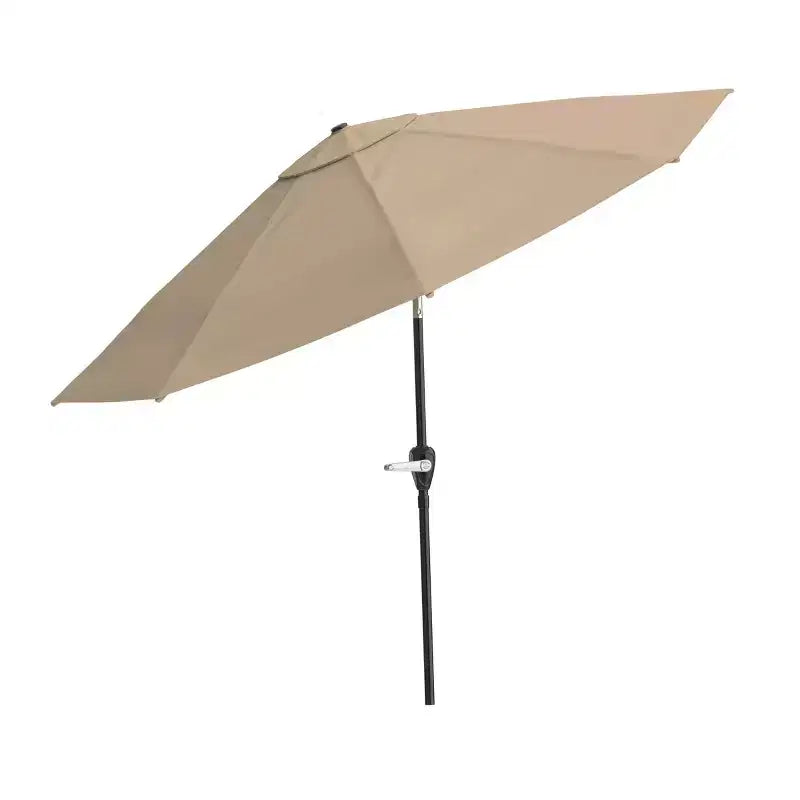 Ensemble de salle à manger d'extérieur 6 pièces Alaterre Furniture, table Okemo avec parasol inclinable automatique de 3 m