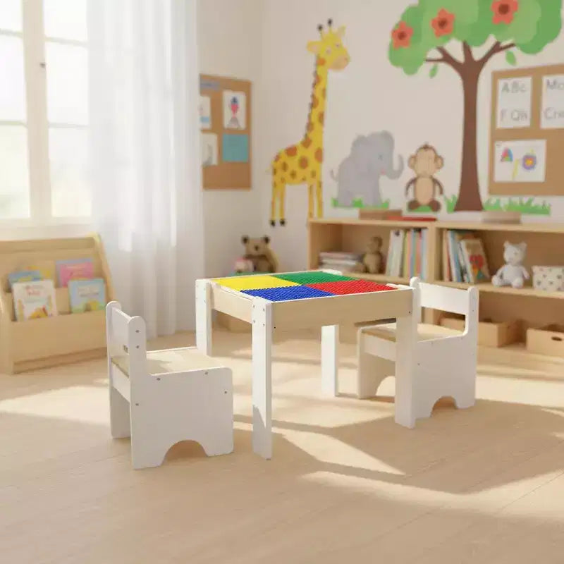 Table multi-activités Teamson Kids avec plateau réversible et ensemble de chaises