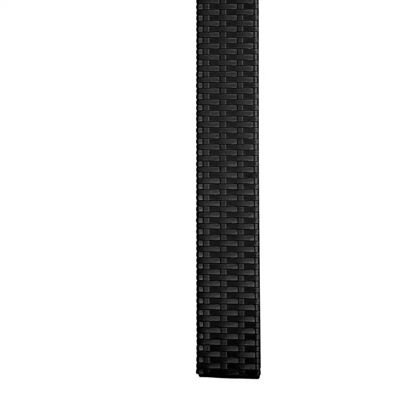 Ensemble de salle à manger d'extérieur rectangulaire 7 pièces LeisureMod Mace Mid-Century avec 4 chaises d'appoint et 2 fauteuils