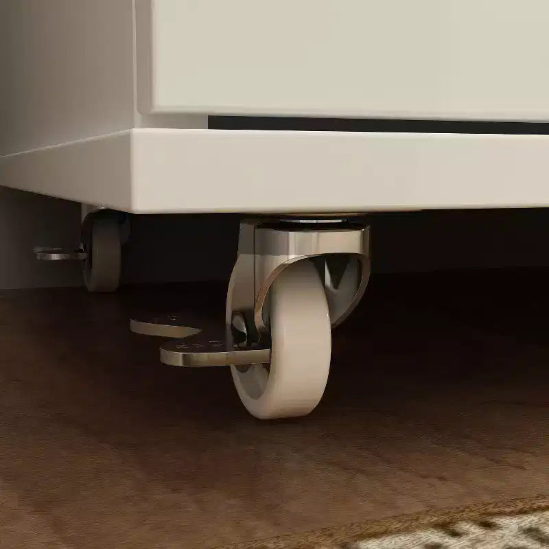 Meuble à chaussures haut d'entrée à 2 portes avec 8 étagères