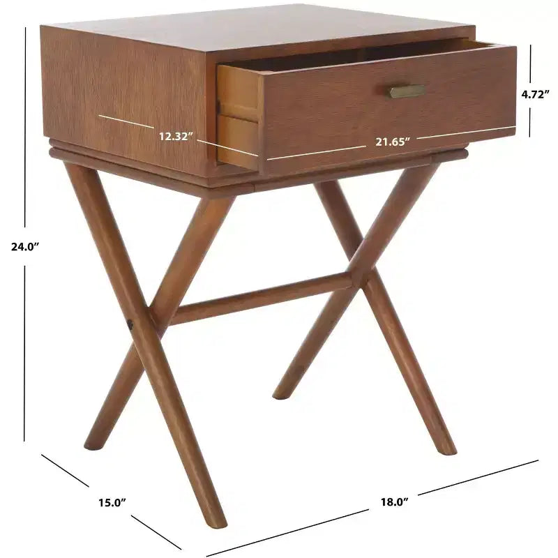1 Drawer Nightstand Natural