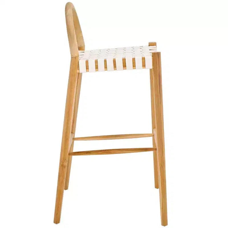Bar Stool White/Natural