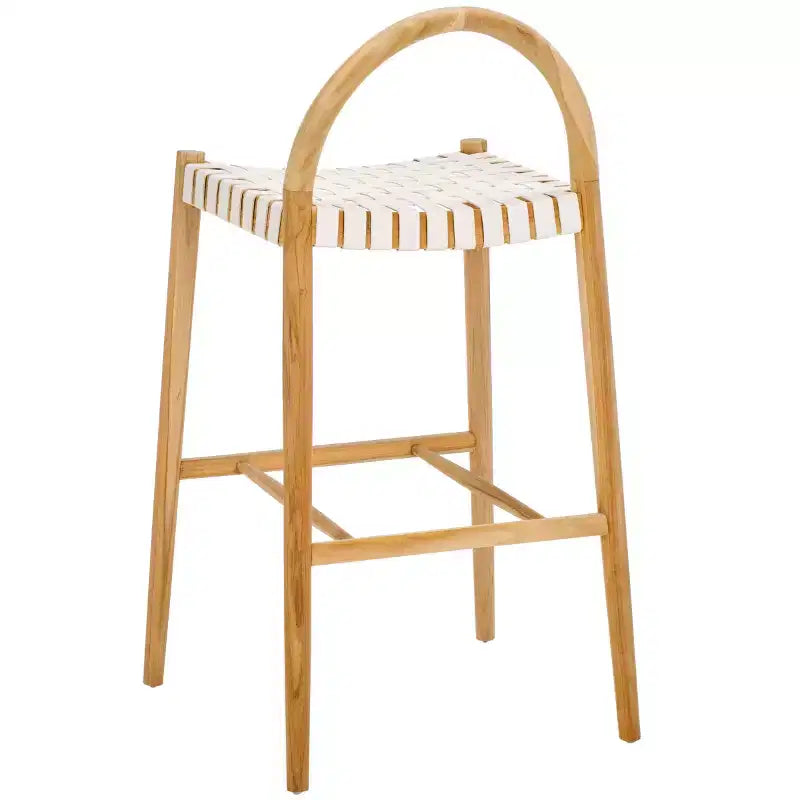 Bar Stool White/Natural
