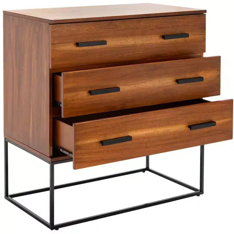 3 Drawer Chest Brown