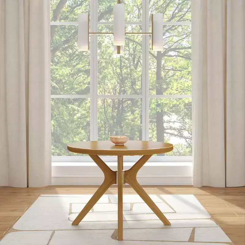 Table à manger ronde, 38 Table de cuisine et de salle à manger en bois massif