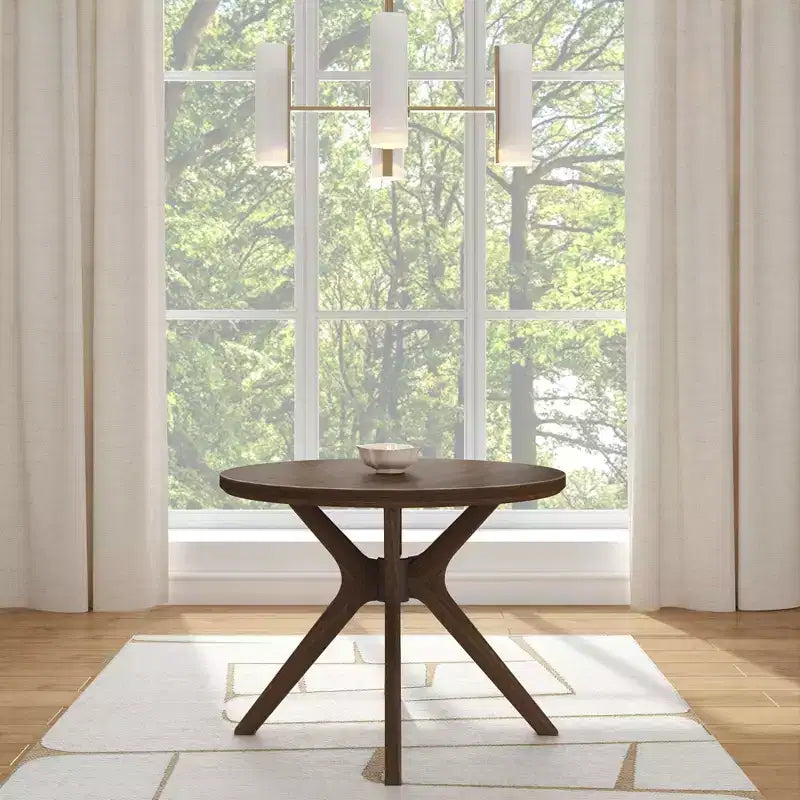 Table à manger ronde, 38 Table de cuisine et de salle à manger en bois massif