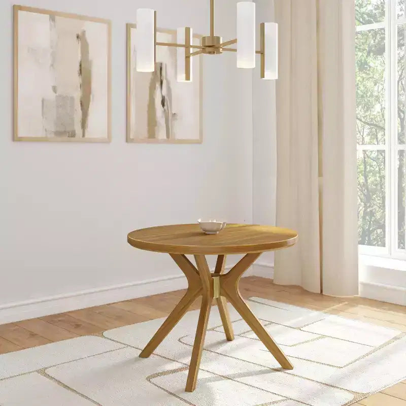 Round Dining Table, 38 Solid Wood Kitchen & Dining Room Table