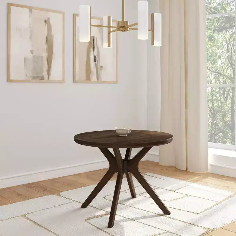 Round Dining Table, 38 Solid Wood Kitchen & Dining Room Table