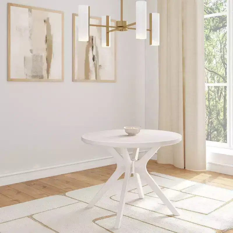 Round Dining Table, 38 Solid Wood Kitchen & Dining Room Table