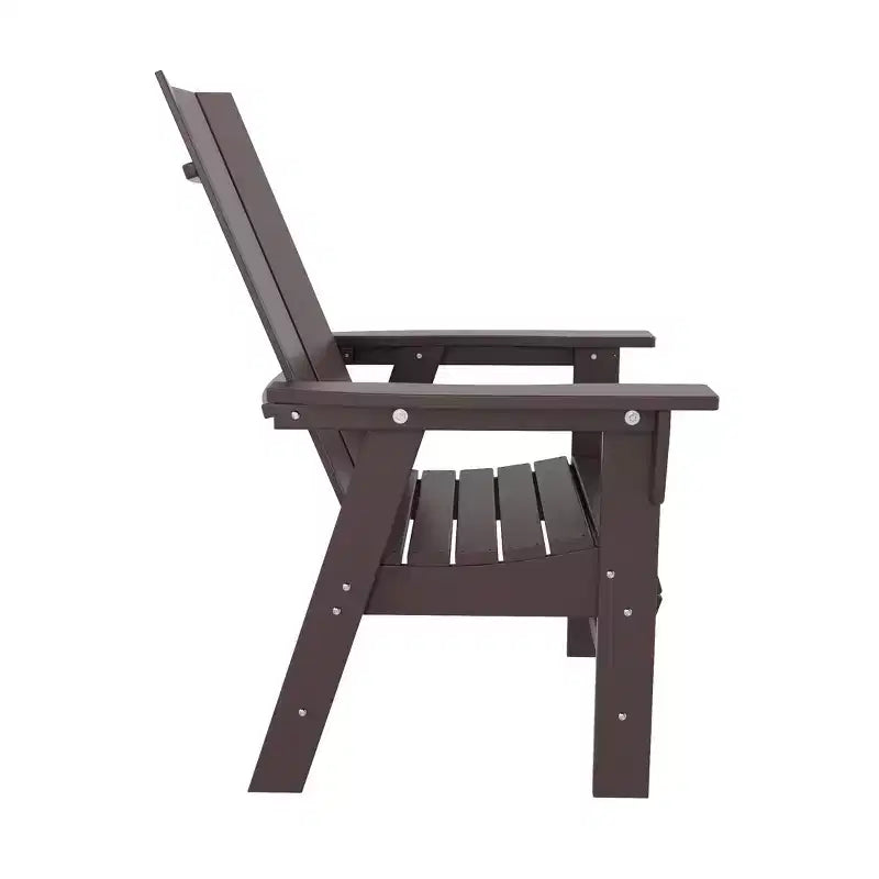 Ensemble de 5 pièces pour salle à manger d'extérieur WestinTrends : table ronde et chaises modernes avec accoudoirs