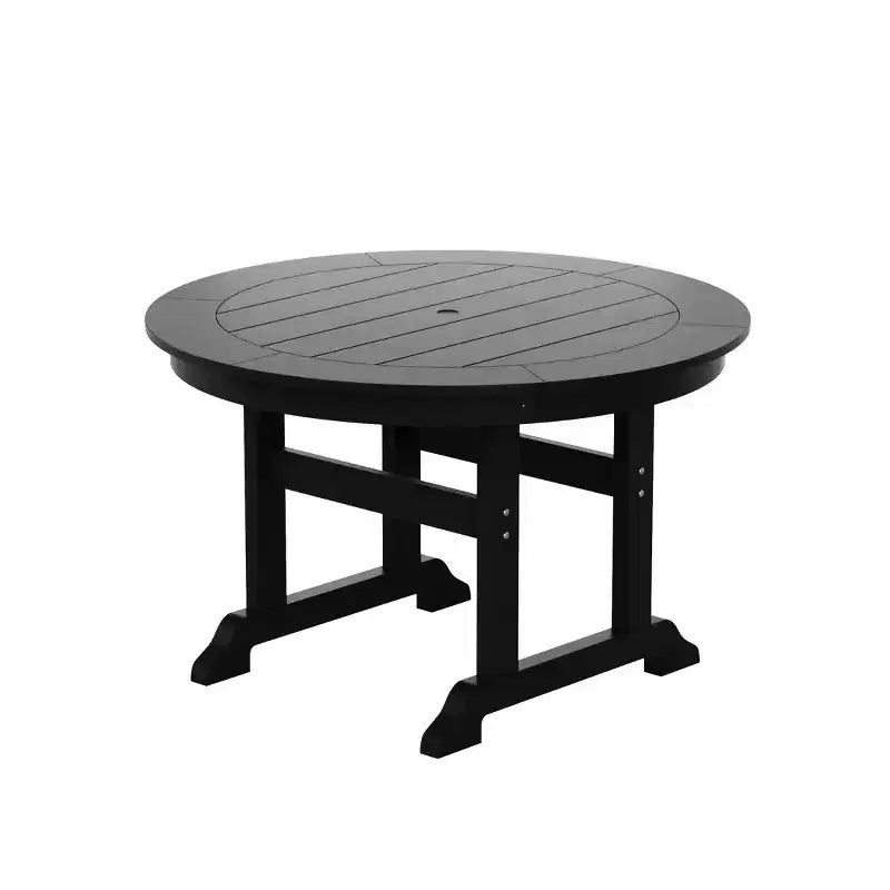 Ensemble de 5 pièces pour salle à manger d'extérieur WestinTrends : table ronde et chaises modernes avec accoudoirs