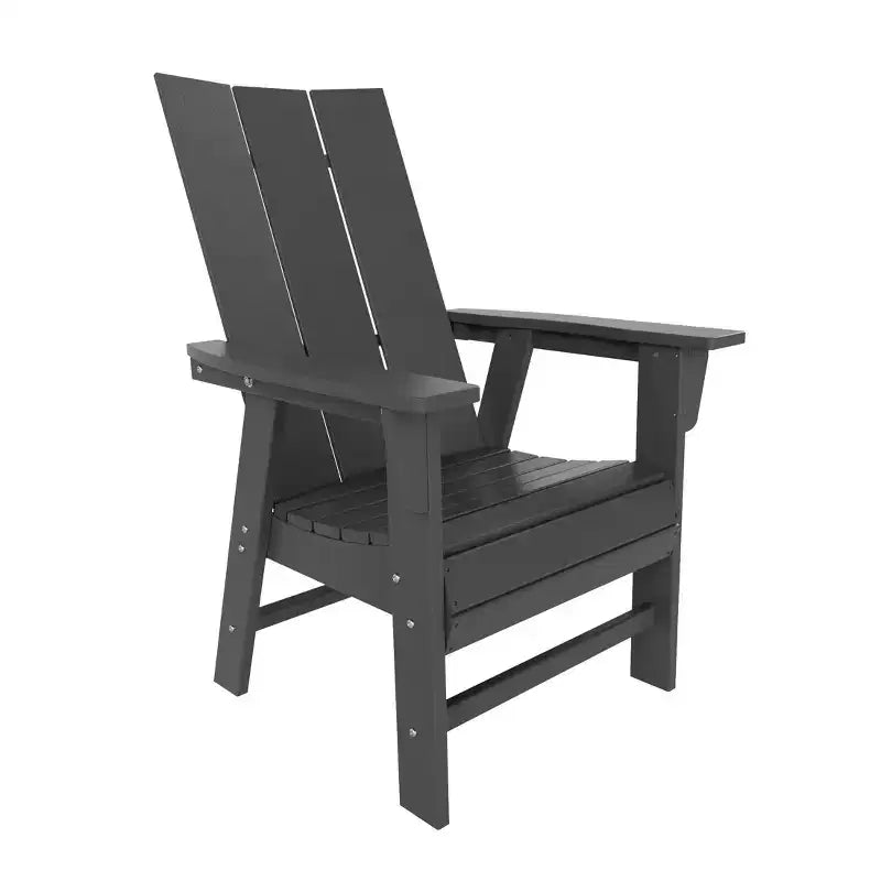 Ensemble de 5 pièces pour salle à manger d'extérieur WestinTrends : table ronde et chaises modernes avec accoudoirs
