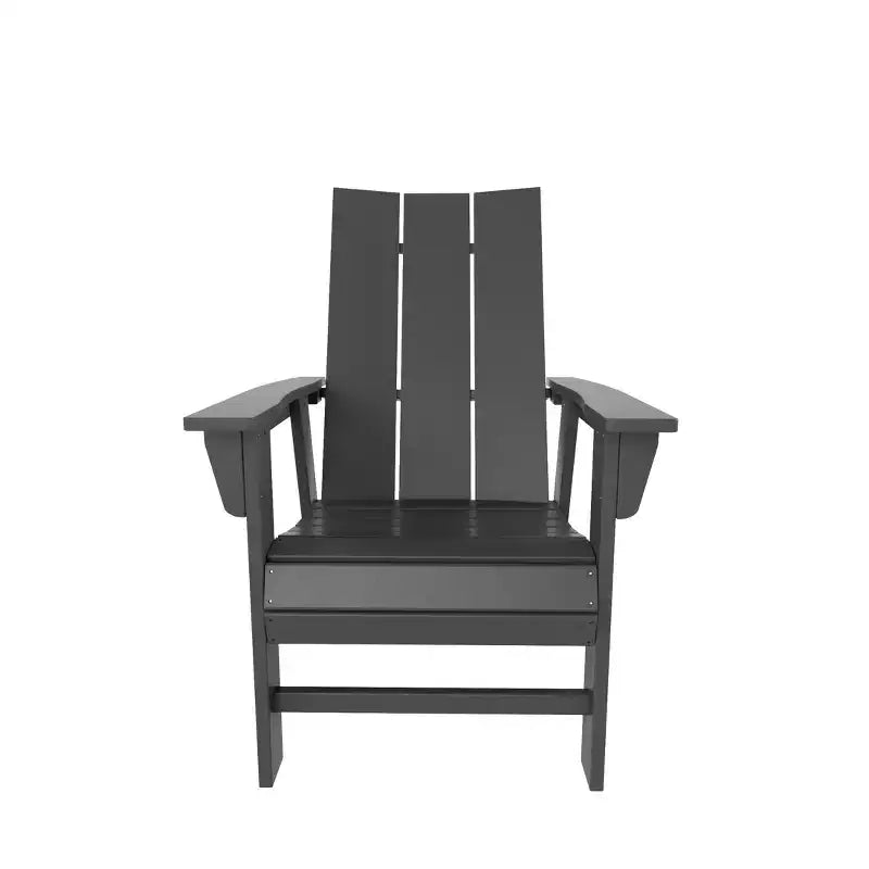 Ensemble de 5 pièces pour salle à manger d'extérieur WestinTrends : table ronde et chaises modernes avec accoudoirs
