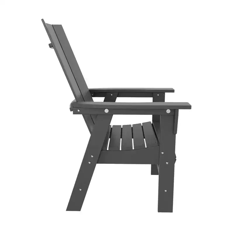 Ensemble de 5 pièces pour salle à manger d'extérieur WestinTrends : table ronde et chaises modernes avec accoudoirs