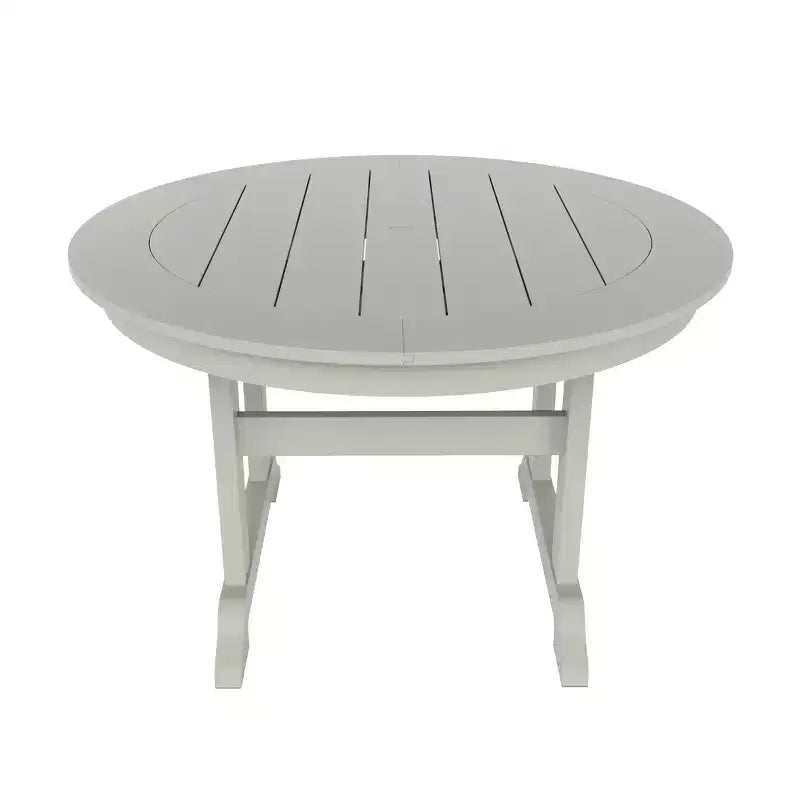 Ensemble de 5 pièces pour salle à manger d'extérieur WestinTrends : table ronde et chaises modernes avec accoudoirs