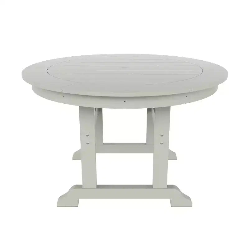 Ensemble de 5 pièces pour salle à manger d'extérieur WestinTrends : table ronde et chaises modernes avec accoudoirs