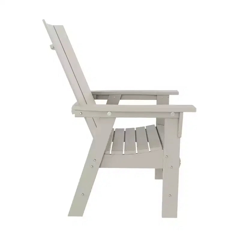Ensemble de 5 pièces pour salle à manger d'extérieur WestinTrends : table ronde et chaises modernes avec accoudoirs