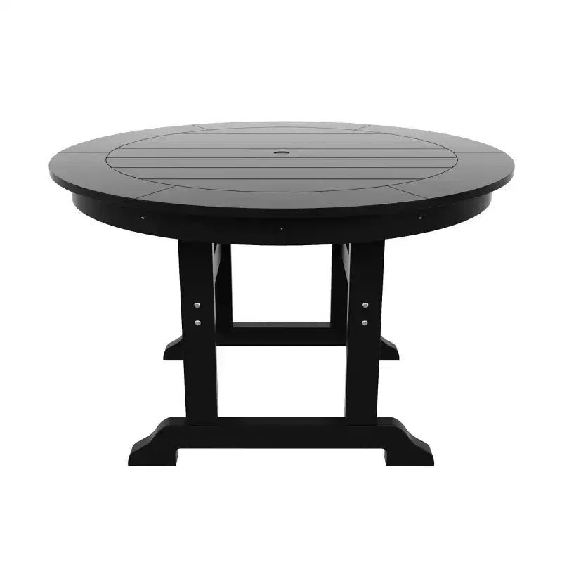Ensemble de 5 pièces pour salle à manger d'extérieur WestinTrends : table ronde et chaises modernes avec accoudoirs